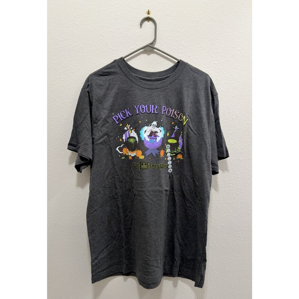 NEW Disney Parks 2025 Halloween "Pick Your Poison" Villains T-Shirt Adult Large